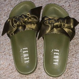 Puma Fenty by Rihanna slides - Olive